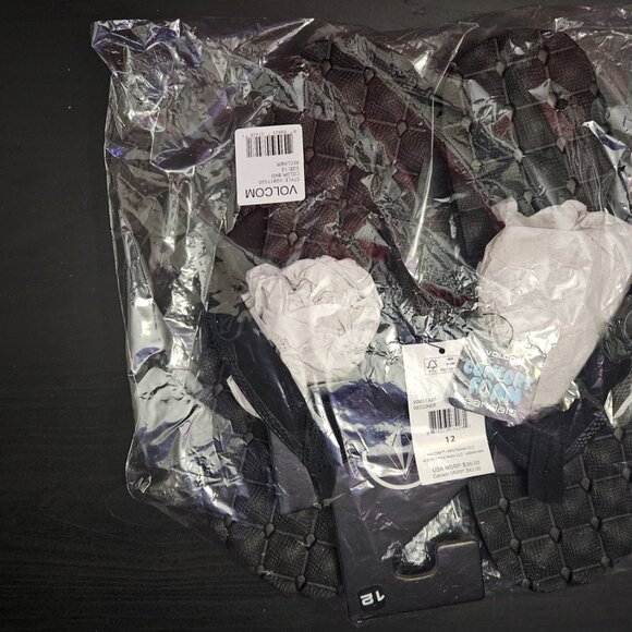 Volcom Men’s Recliner Sandal Black Size 12 New with Tags V0811520 - Picture 4 of 4